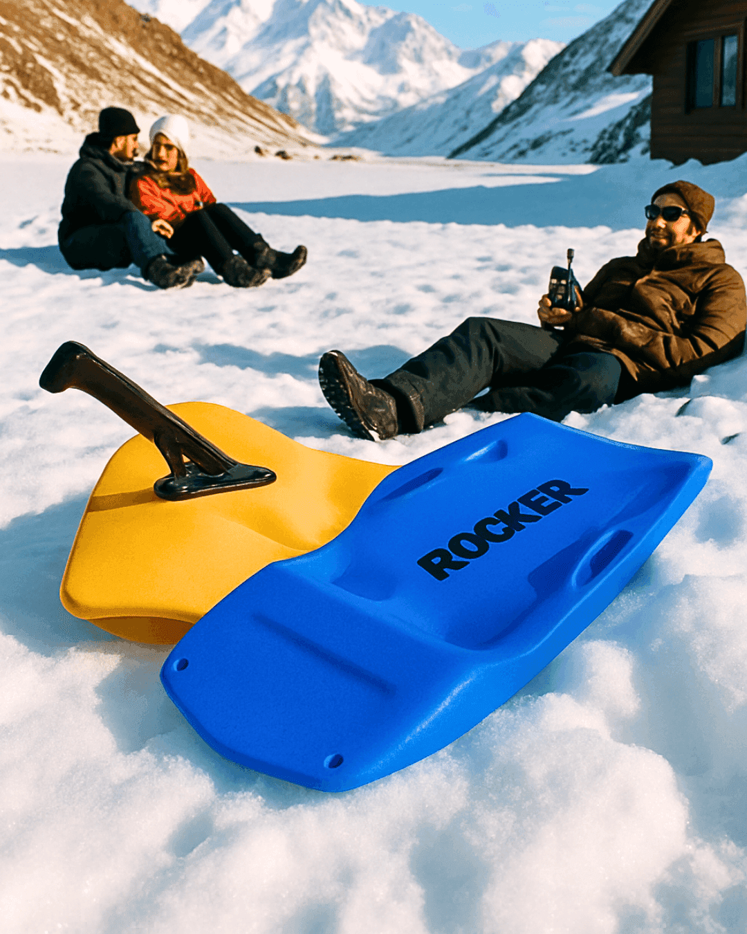 Trineo para nieve 2 personas