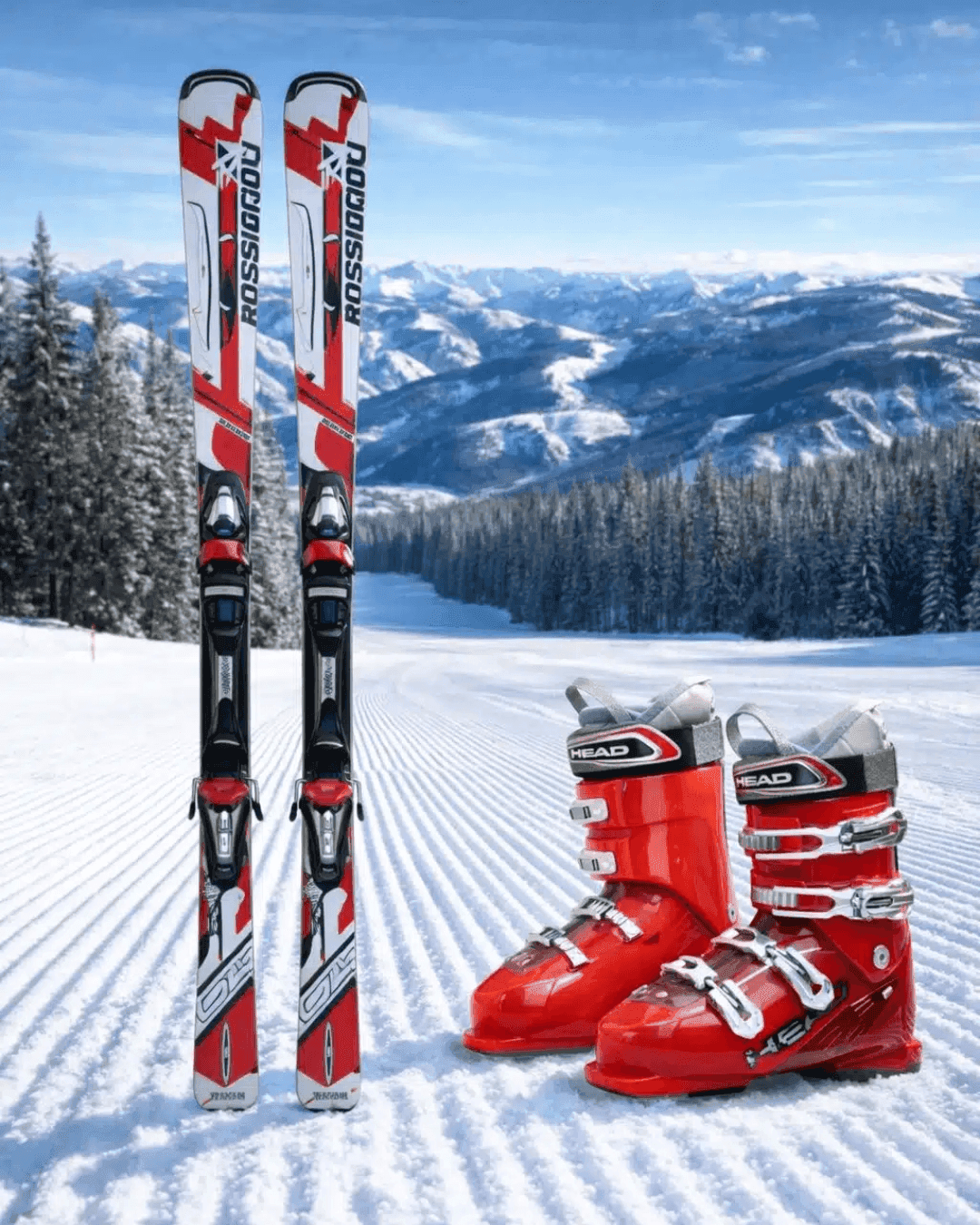 Esquis en alquiler para las leñas