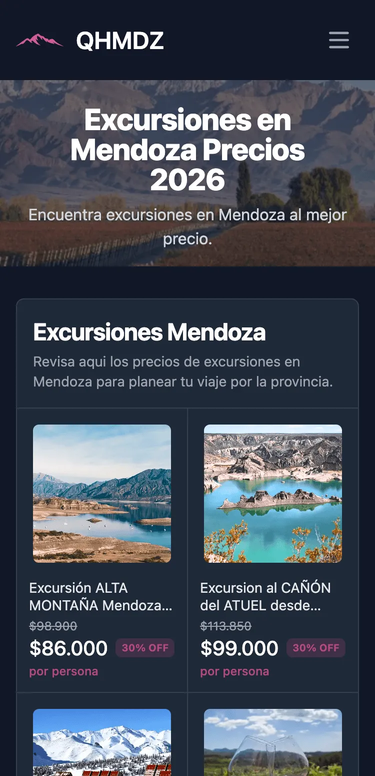 excursiones en mendoza