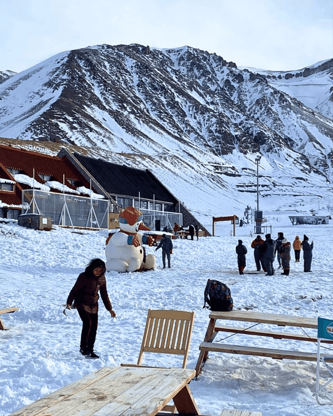 Base del centro de esqui Las Leñas