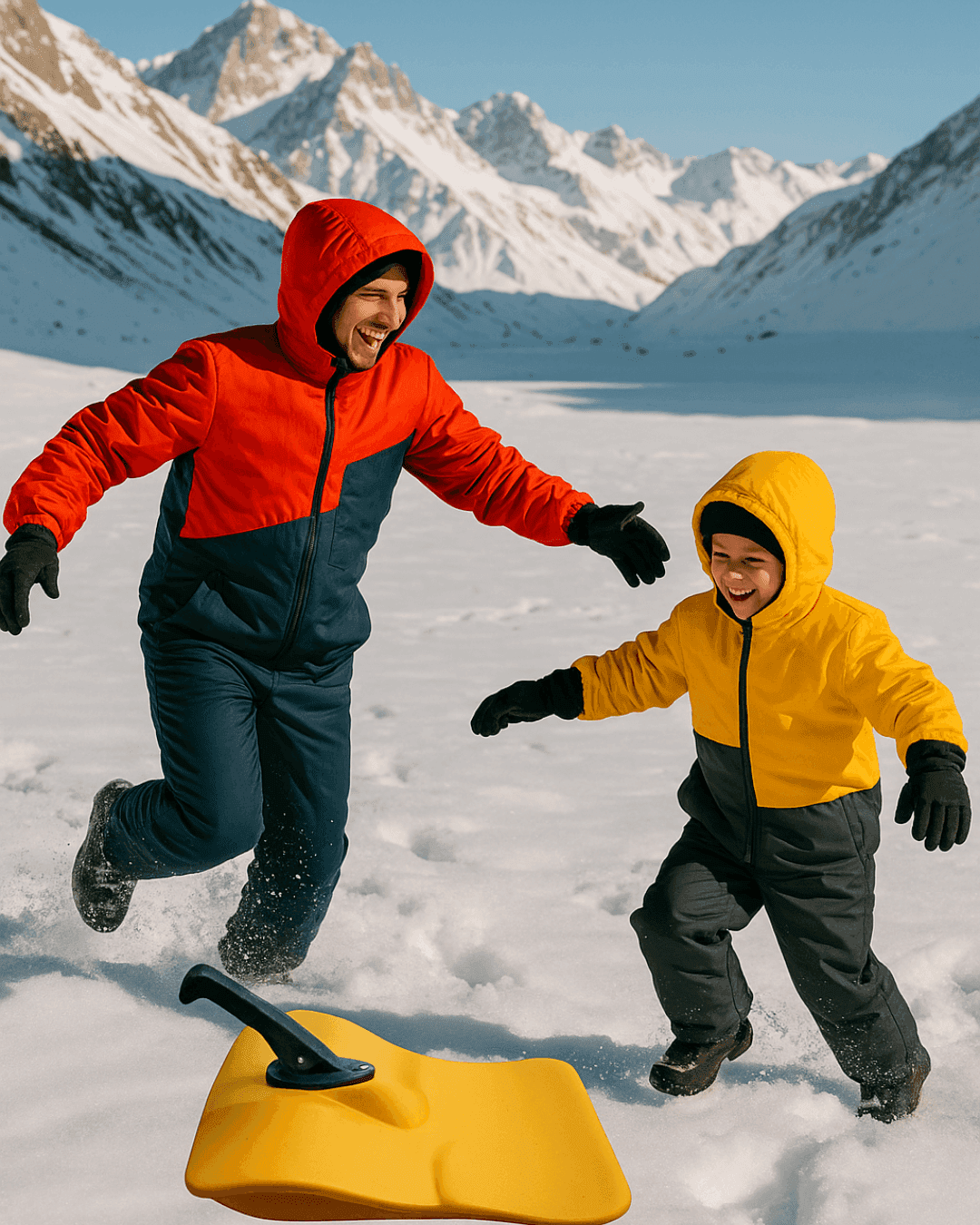 Trajes de nieve para adultos y niños